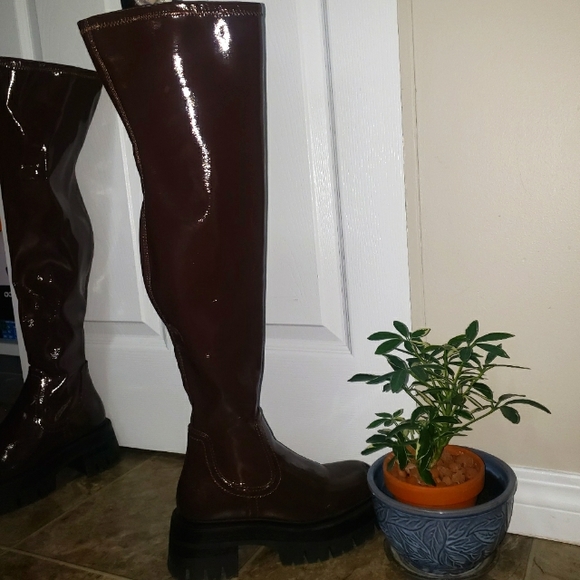 Call It Spring; Brown Thighs high boots - Picture 5 of 5